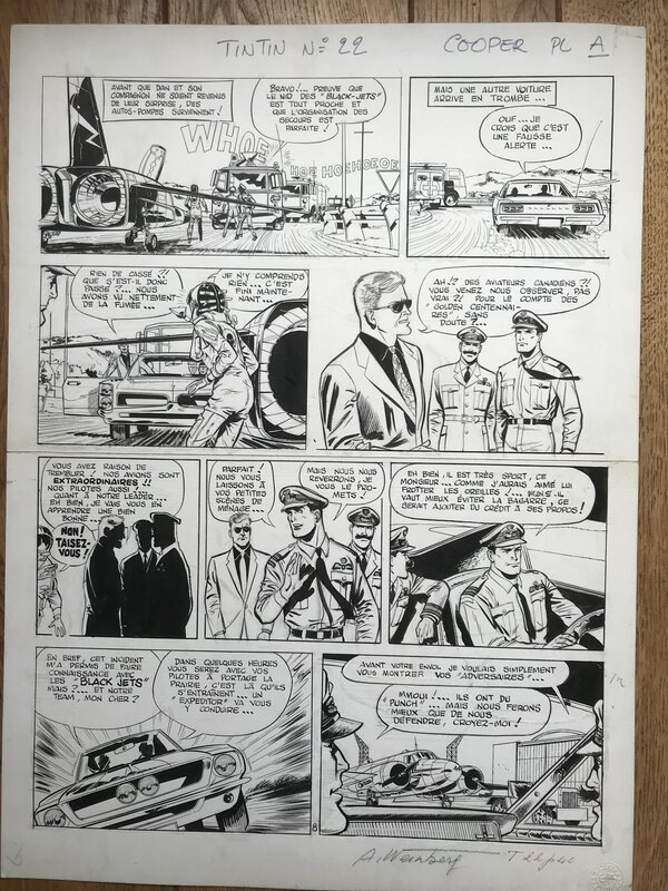 Dan Cooper by Albert Weinberg - Comic Strip