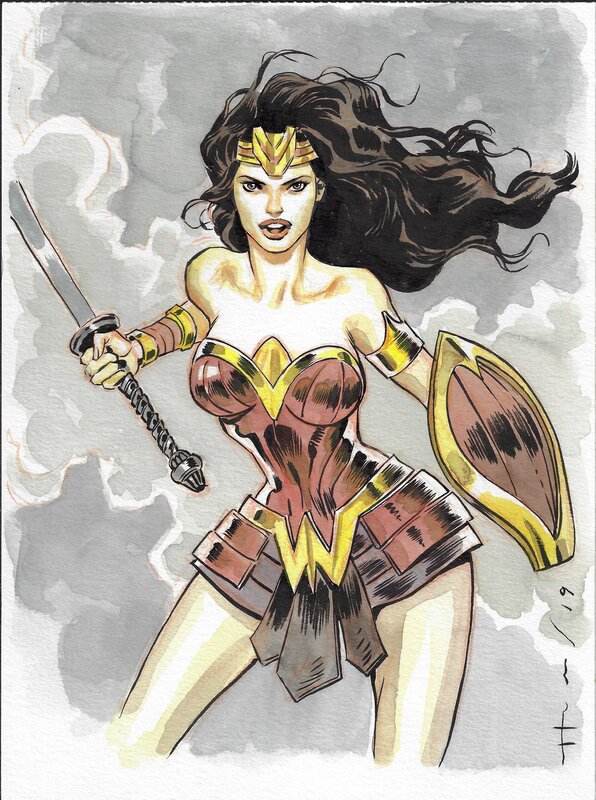 Homs - Wonder Woman - Illustration originale