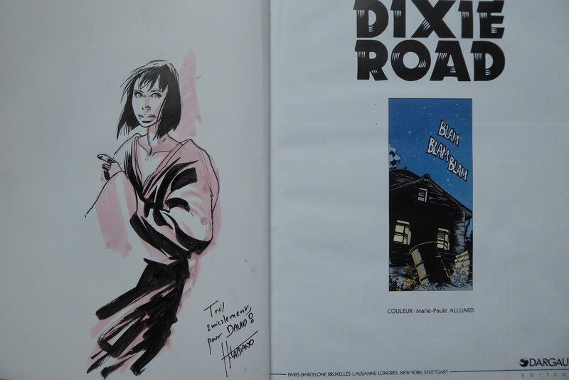 Dixie road par Hugues Labiano - Dédicace