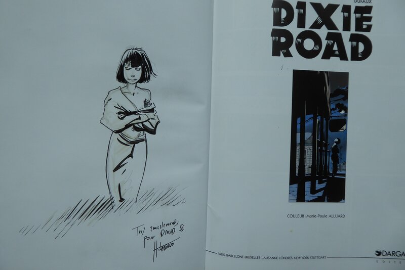 Dixie road par Hugues Labiano - Dédicace