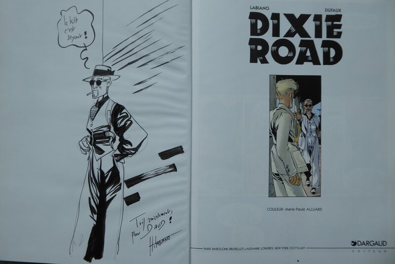 Dixie road par Hugues Labiano - Dédicace