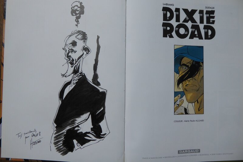 Dixie road par Hugues Labiano - Dédicace