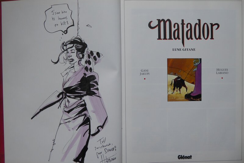 Matador par Hugues Labiano - Dédicace