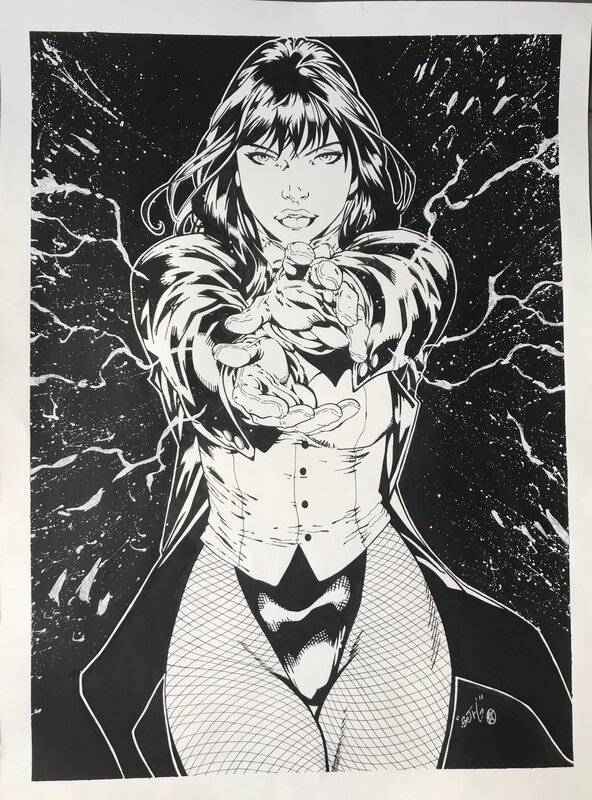 Zatanna par Shifty Seth - Illustration originale