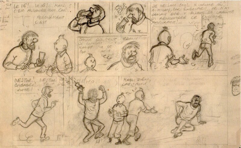 Hergé, Les Bijoux de la Castafiore - Comic Strip