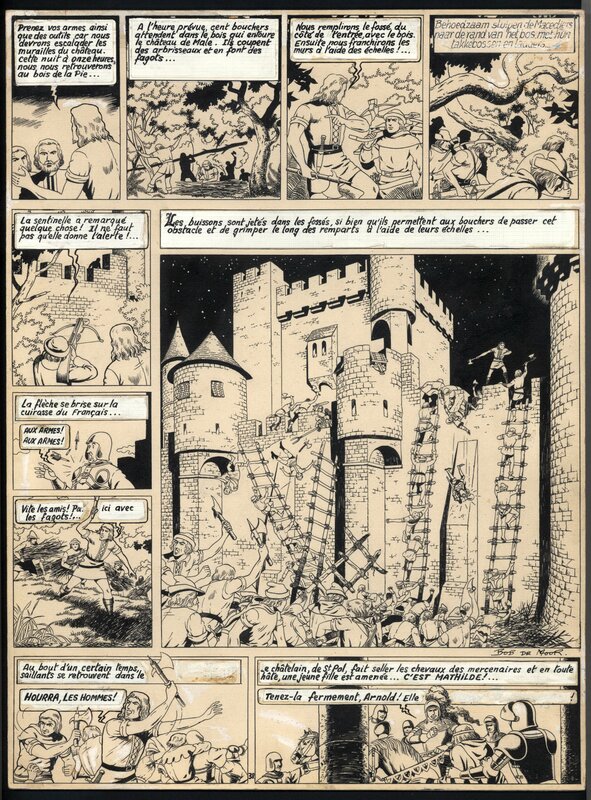 Bob De Moor, De Leeuw van Vlaanderen - Comic Strip