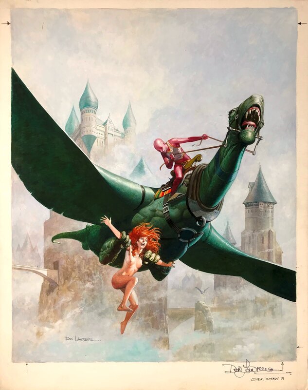 Don Lawrence, Storm 19 - The Return of the Red Prince - Original Cover
