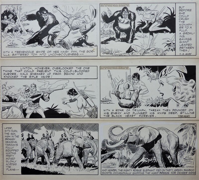 Tarzan par Bob Lubbers - Planche originale