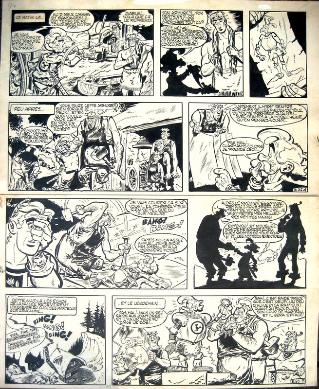 Belloy par Albert Uderzo - Planche originale