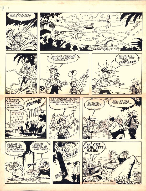 Jehan Pistolet by Albert Uderzo - Comic Strip