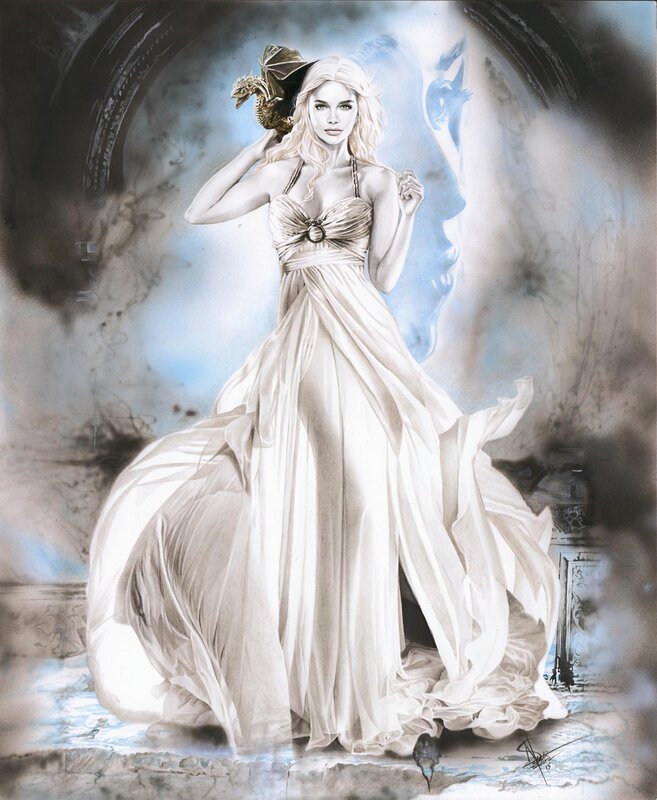 Natali Sanders, Daenerys Targaryen (Game of Thrones) - Original Illustration