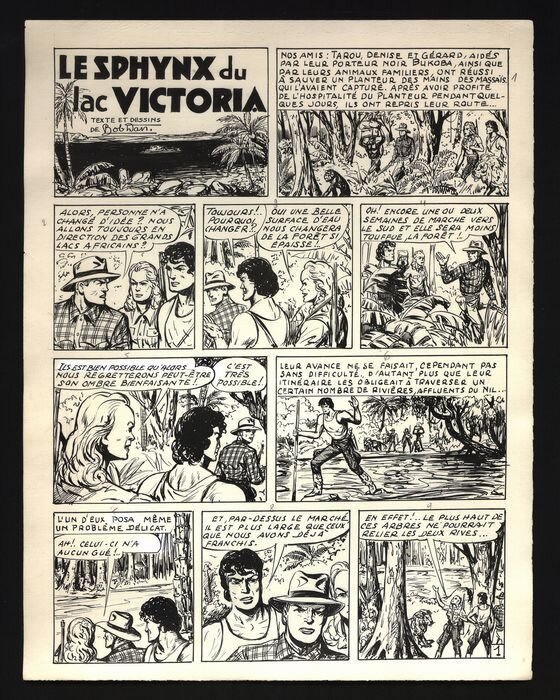 Bob Dan, Tarou N°84 - Histoire complète - Le sphinx du Lac Victoria - Comic Strip