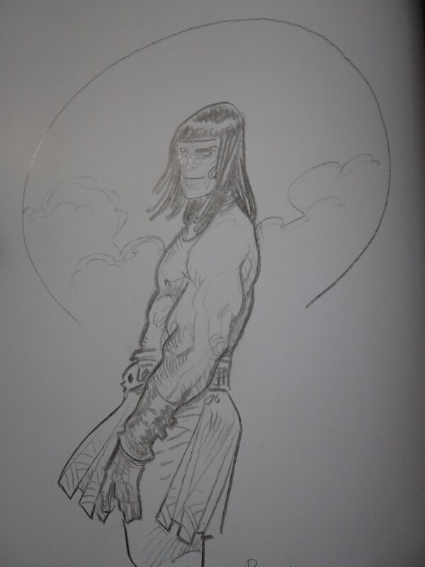 Dédicace-Conan by Didier Cassegrain - Sketch