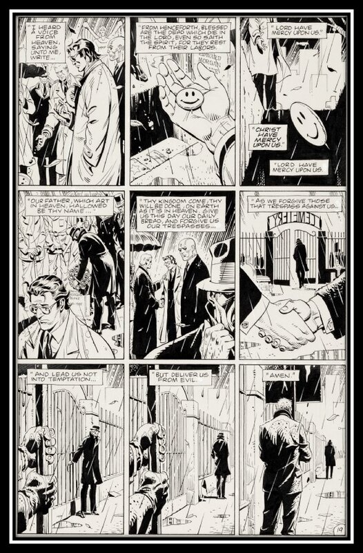 Watchmen par Alan Moore, Dave Gibbons, John Higgins - Planche originale