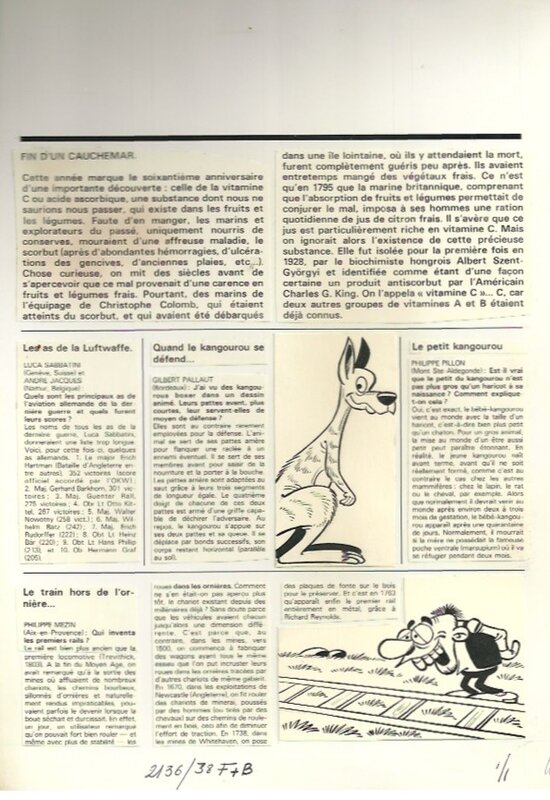 Lagas, Le fureteur (Spirou) - Original Illustration