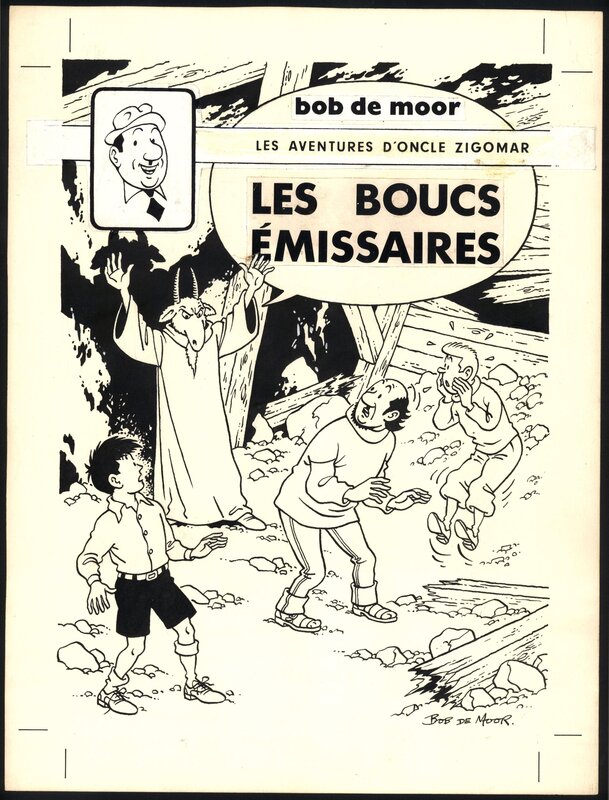 Bob De Moor, Johan et Stéphane/ Oncle Zigomar - Les Boucs Émissaires - Original Cover