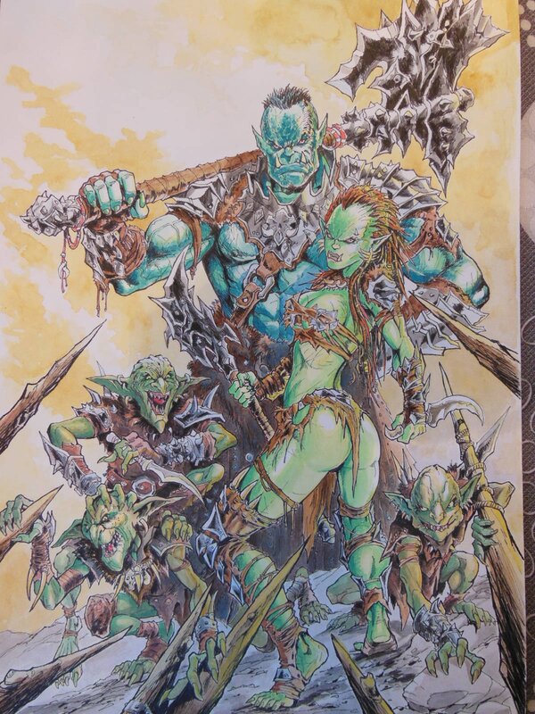 Orc´s & Goblins par Boyan Vukic - Illustration originale