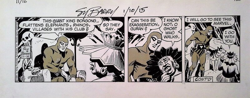 The Phantom par Sy Barry - Planche originale