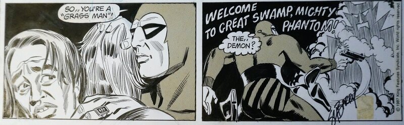 The Phantom par Sy Barry - Planche originale