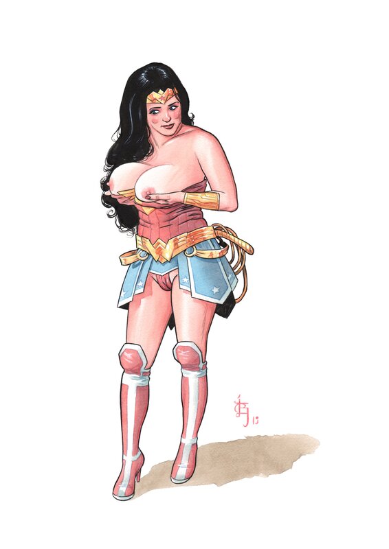 For sale - Wonderwoman 7 by Olaf Boccère - Original Illustration