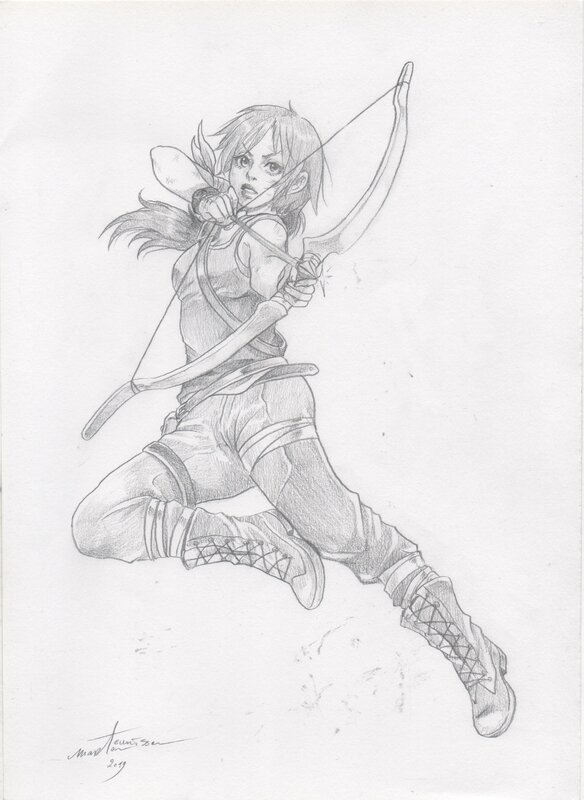 Marlon Teunissen, Tomb Raider / Lara Croft - Illustration originale
