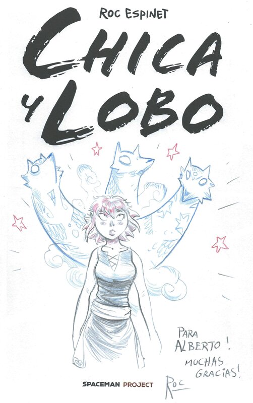 Chica y Lobo by Roc Espinet - Sketch