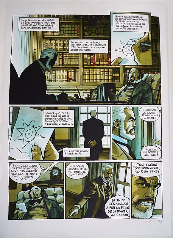 Stephen Desberg, L'étoile du désert, T1, p 18; - Comic Strip