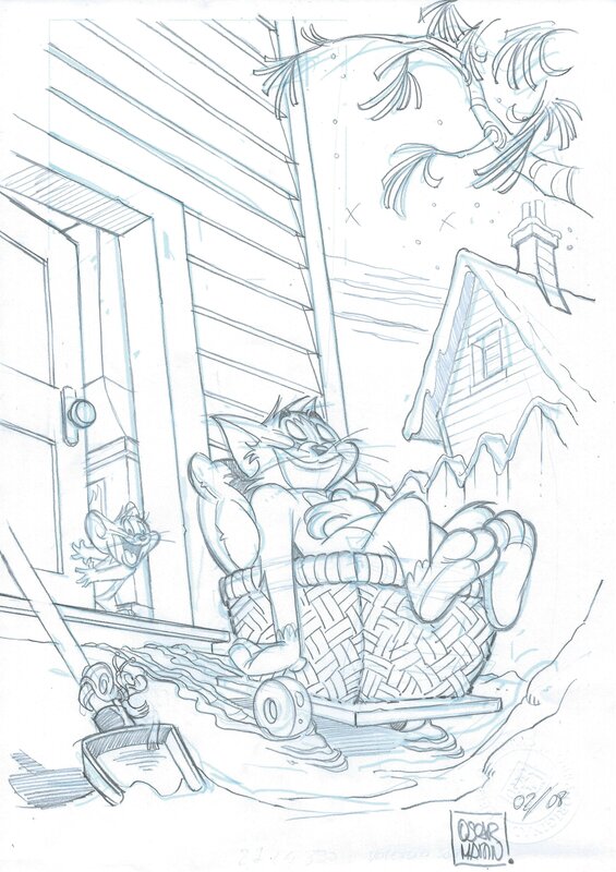 Tom & Jerry by Oscar Martin - Original Cover
