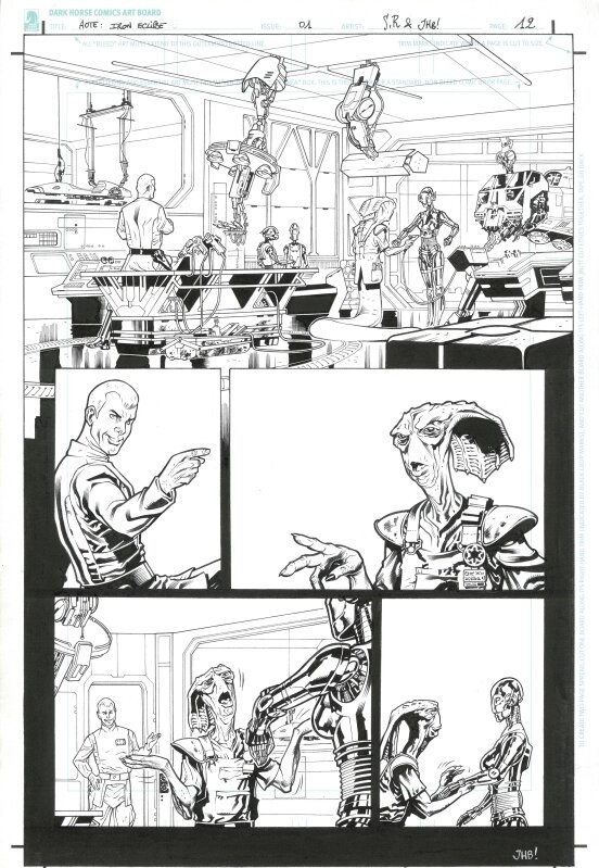 Stéphane Roux, Julien Hugonnard-Bert, Star Wars : Agent of the Empire - Iron Eclipse #1 page 12 - Planche originale