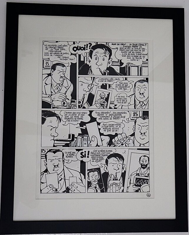 Jacques Tardi, Nestor Burma, 120 Rue de la Gare, p 116 - Comic Strip