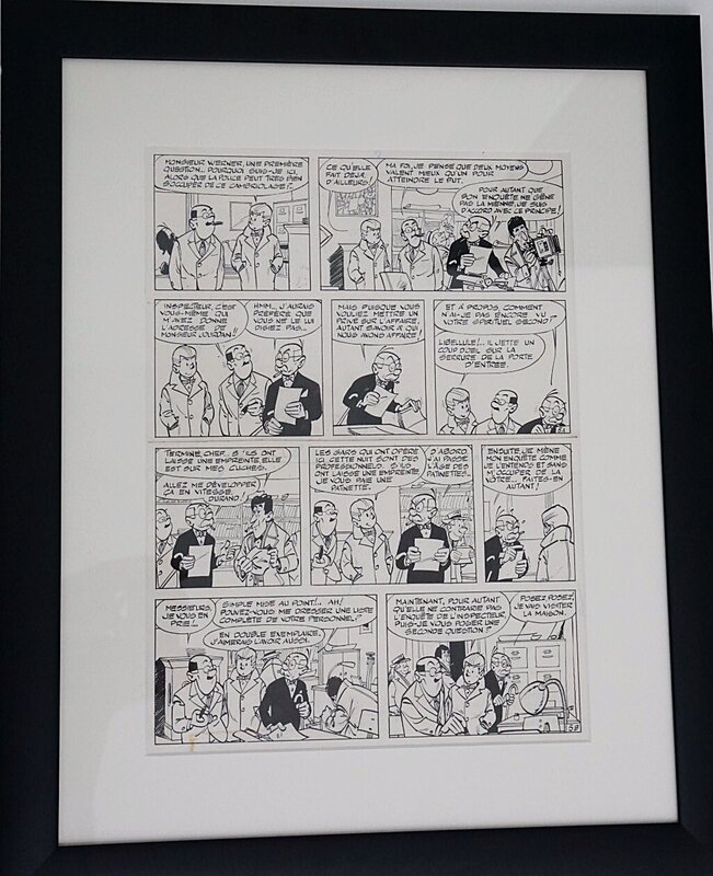 Maurice Tillieux, Gil Jourdan, T 8, p 5, Les 3 Taches, Dupuis, 1965 - Comic Strip