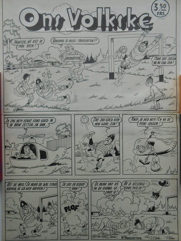 Willy Vandersteen, 1952 - Les Joyeux Lurons - Comic Strip