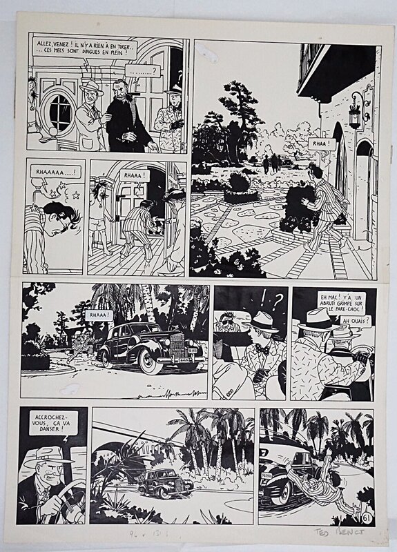 Ted Benoit, Ray Banana, Berceuse électrique, T.1, p 44 - Comic Strip