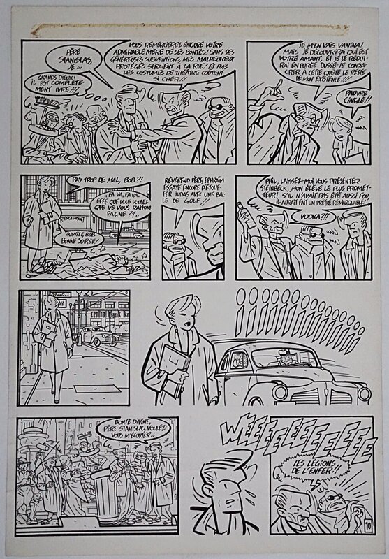 Serge Clerc, Phil Perfect, Meurtre dans le phare, p 12 - Comic Strip