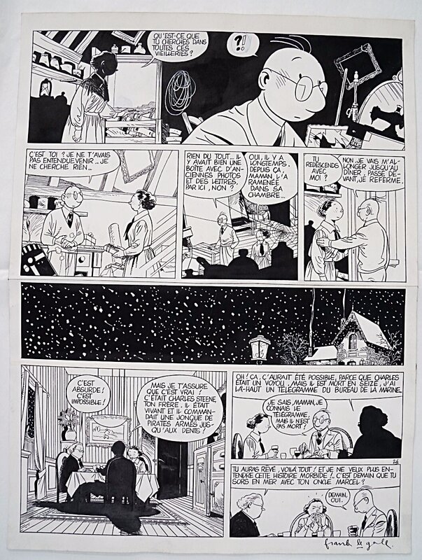 Frank Le Gall, Theodore Poussin - T6 p 26, Un passager porté disparu - Comic Strip