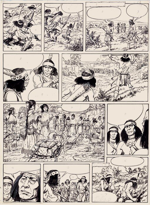 Hans Kresse, Les Peaux-Rouges 1 - Les Maîtres du Tonnerre - Comic Strip