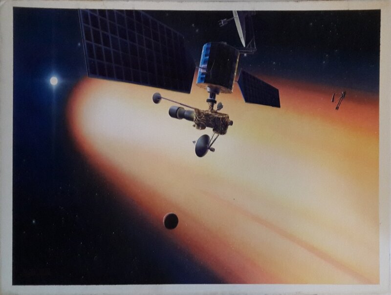 Comet Rendezvous by Mark Salwowski - Original Illustration