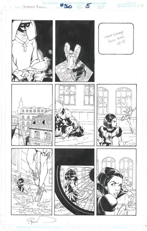 Chris Bachalo, Tim Townsend, Uncanny x-men #360 page 5 - Planche originale