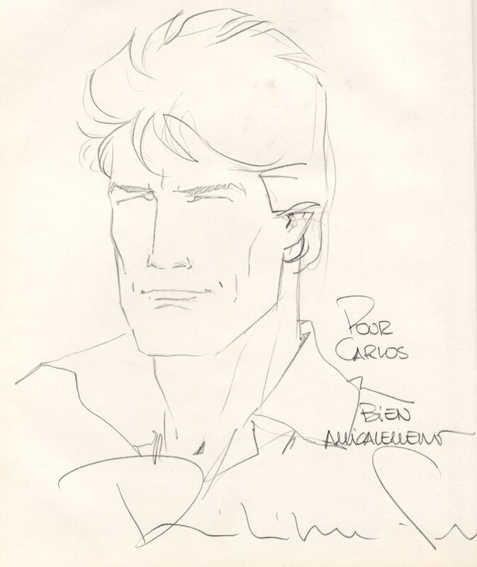 Largo Winch by Philippe Francq - Sketch