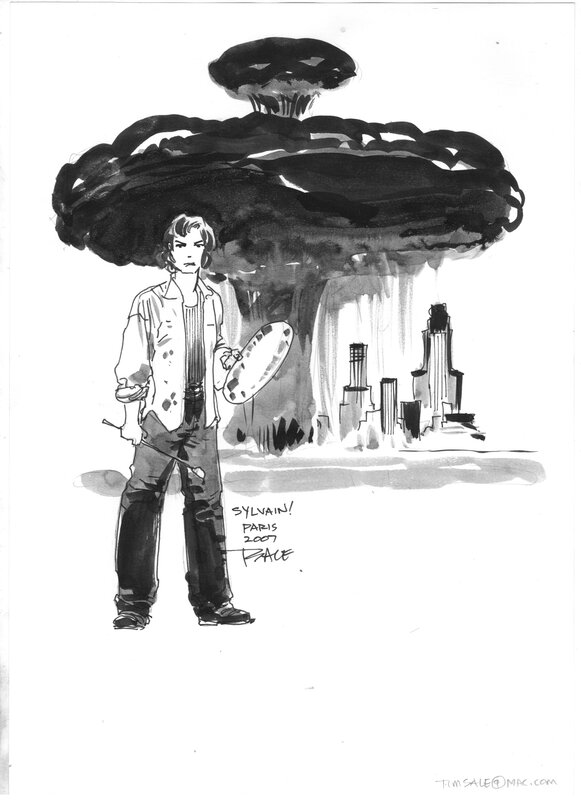 Isaac from Heroes by Tim Sale - Sketch