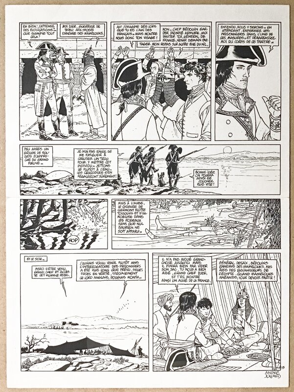 André Juillard, Jacques Martin, ARNO T.2 - planche 33 - Planche originale