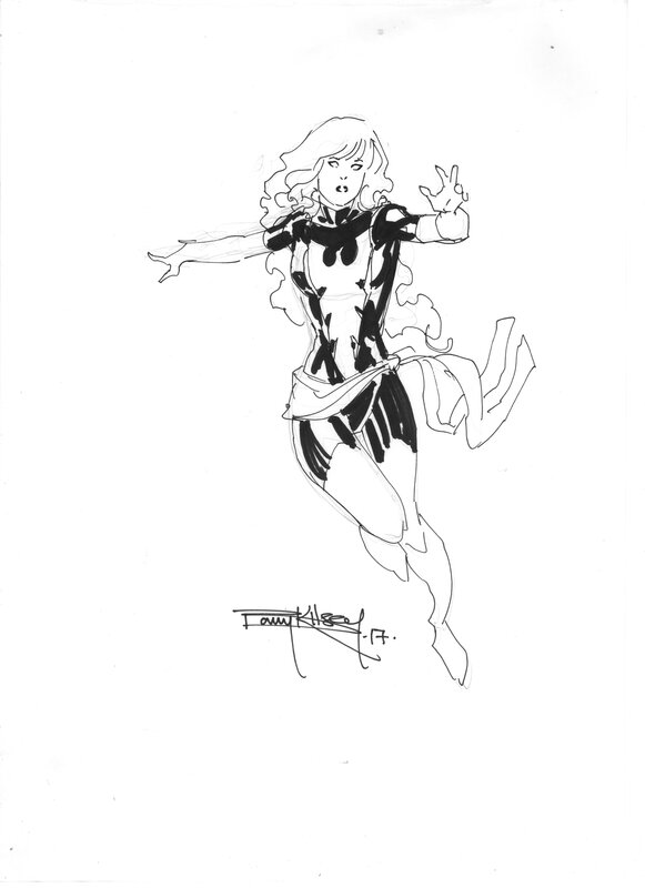 Phoenix by Barry Kitson - Sketch