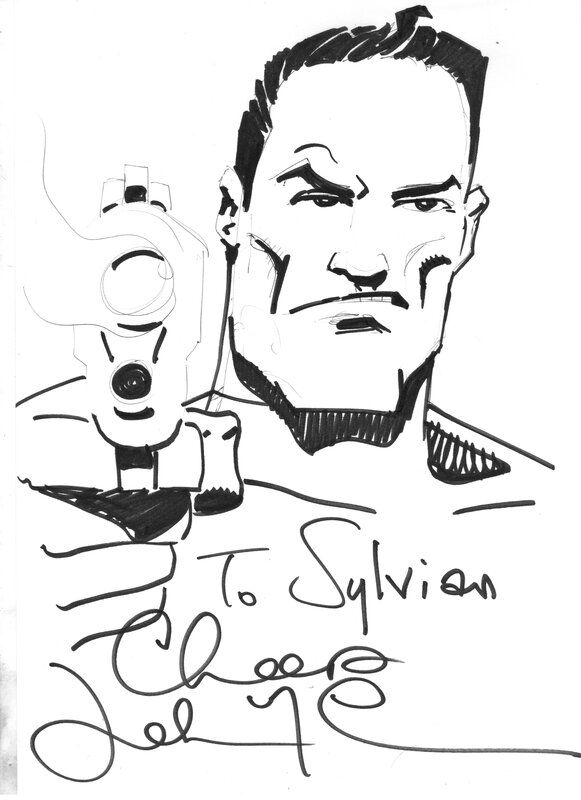Punisher par John McCrea - Dédicace
