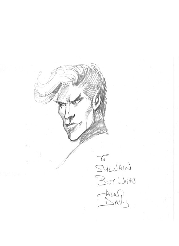 Nightcrawler par Alan Davis - Dédicace