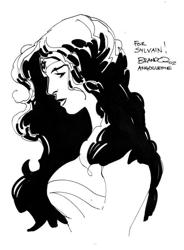 Wonder Woman by Brandon Peterson - Sketch