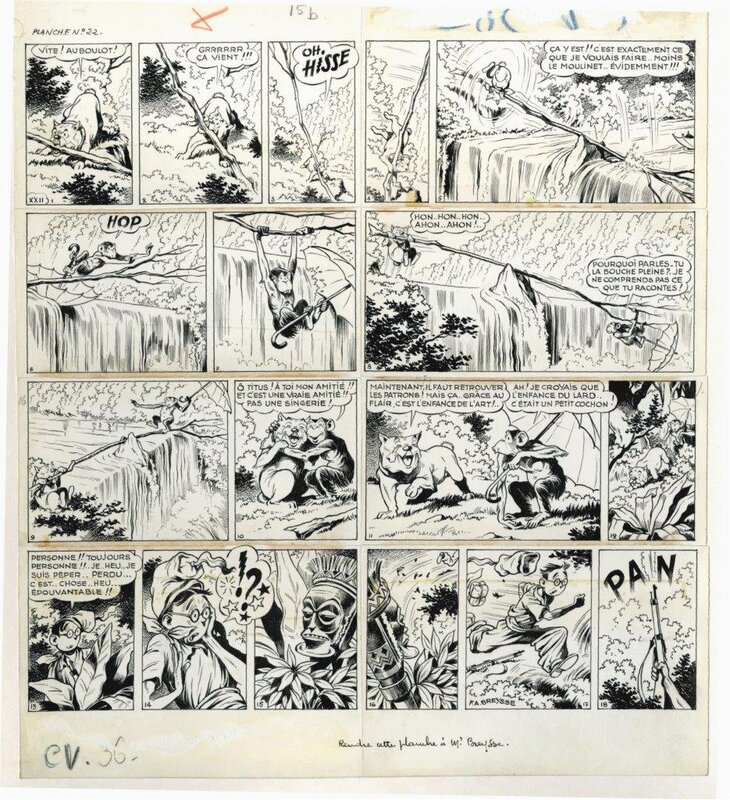 Frédéric-Antonin Breysse, Oscar Hamel et Isodore - l'Oncle du Tchad / de Geheimzinnige gids - Comic Strip