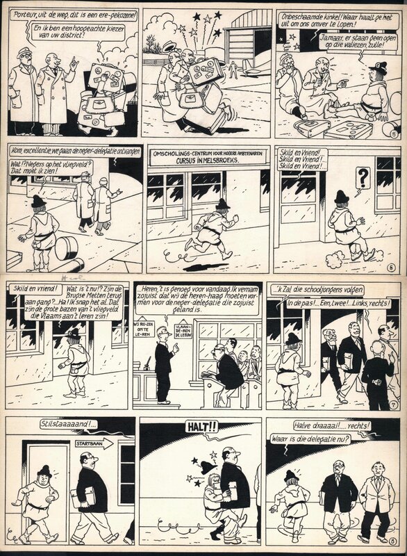 Tijl Uilenspiegel par Bob De Moor - Planche originale