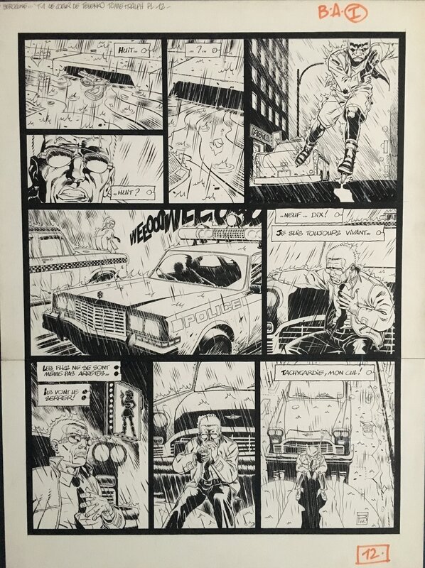 Ralph Meyer, Berceuse Assassine - Le Coeur de Télenko planche 12 - Comic Strip