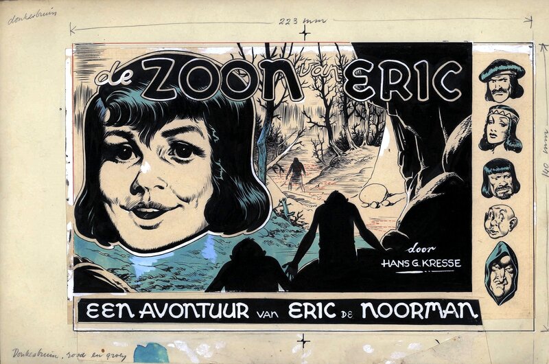Hans Kresse, Eric de Noorman V15 - De Zoon van Eric  - Cover - Couverture originale