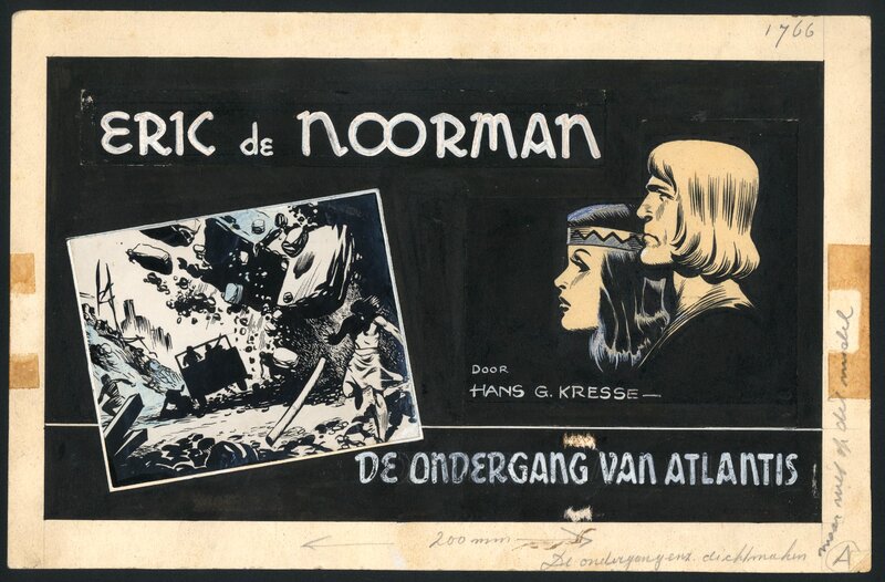 Hans Kresse, Eric de Noorman V5 - De Ondergang van Atlantis - - Original Cover